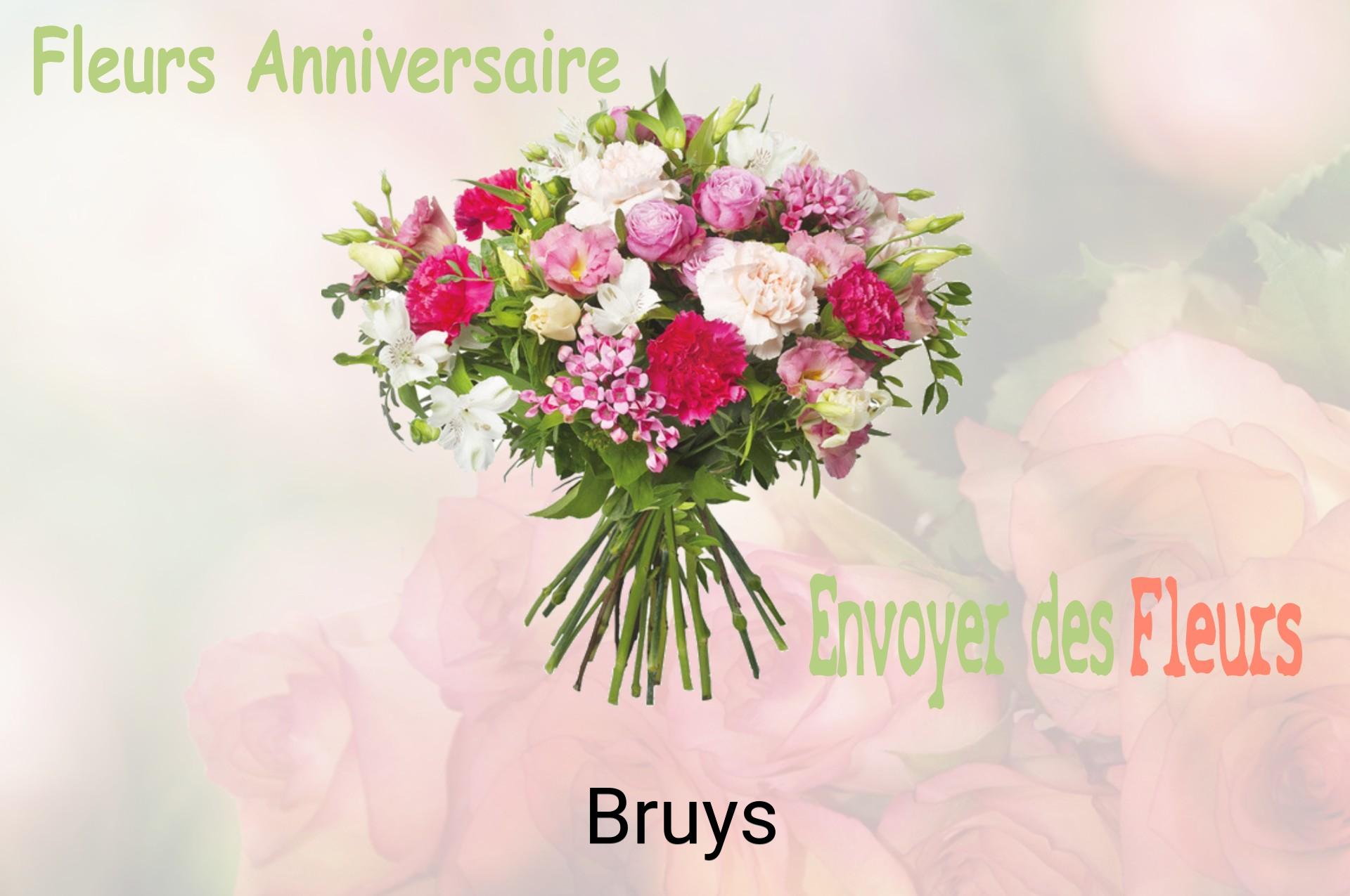 Bouquet de fleurs d’anniversaire livré à Bruys
