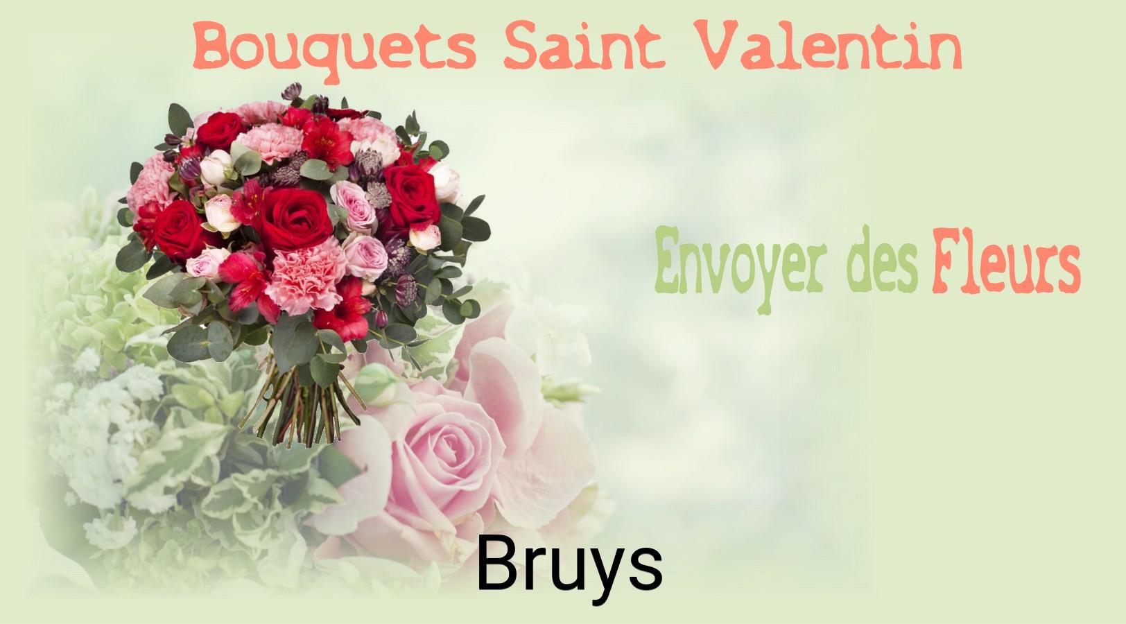Roses de Saint-Valentin livrées à Bruys